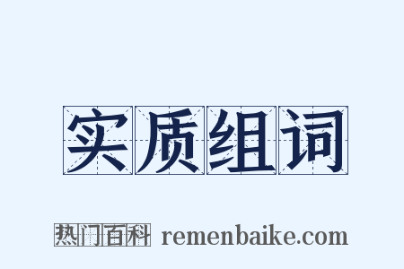 实质组词是什么意思的图片